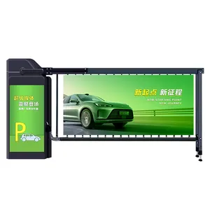 K550 Advertising Barrier Gate with double side infomercial Parking system parking lot control system