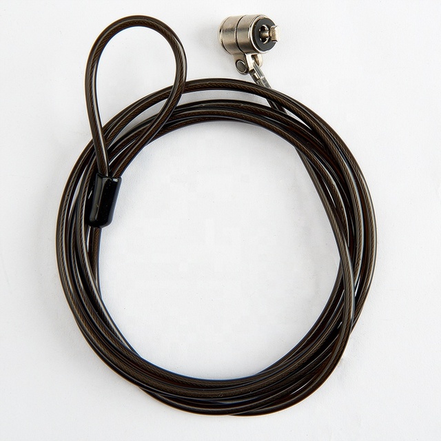 Factory Supply Hot Sale Desktop Security Spring Wire Cable Computer Locks for Safety