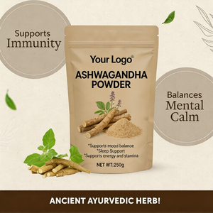Poudre d'Ashwagandha à Marque Blanche Personnalisée, Certifiée GMP, Usine OEM, Extrait de Poudre KSM-66 pour le Soutien du Sommeil et de la Gestion du <span class=keywords><strong>Stress</strong></span> - Product Image 2