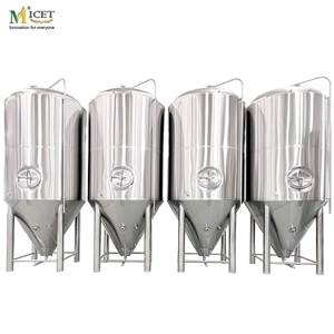 Micet ถังหมักสแตนเลส6000L 5000L ถังหมักเบียร์ทรงกรวยถังหมักเบียร์ isobaric jacked unitank - Product Image 1