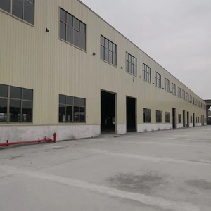 China hergestellt neu gestaltete vorgefertigte Metall gebäude Stahl konstruktion Lager schnelle Aluminium Werkstatt Schneiden Biegen - Product Image 4