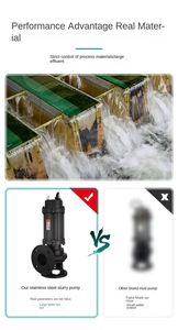 Pompe submersible haute pression pour le transfert d'eaux boueuses et de boues – Pompe efficace pour les tâches subaquatiques difficiles - Product Image 6
