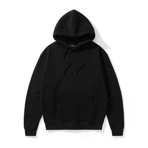 เสื้อฮู้ดดี้โอเวอร์ไซส์แบบยูนิเซ็กส์สำหรับผู้ชาย พร้อมโลโก้ 3 มิติ ผ้าฝ้าย 100% เนื้อหนา ระบายอากาศได้ดี ดีไซน์กระเป๋า - Product Image 2