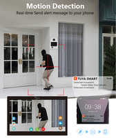 Sistem Interkom Video Layar Sentuh Anjielo Smart 4-Wire 1080P IP65 Tahan Air dengan Penglihatan Malam dan Transmisi Jarak Jauh