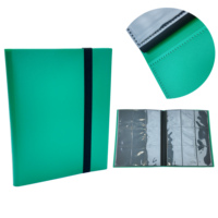 Carpeta de Cartas Coleccionables de Plástico PP de Múltiples Colores con Correa Negra, Álbum de Carga Lateral de 360 Grados para Organización Infantil