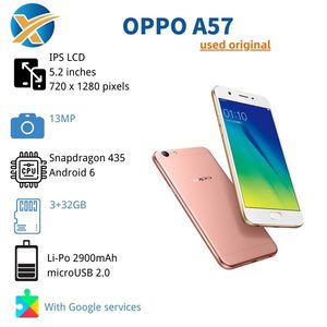 โทรศัพท์มือถือรุ่นทั่วโลก3 + 32GB <span class=keywords><strong>A57</strong></span> <span class=keywords><strong>OPPO</strong></span> ปลดล็อคของแท้สมาร์ทโฟน4G - Product Image 2