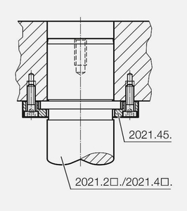 แหวนยึดแกนนำทางความแม่นยำสูงพร้อมปลอกสำหรับชิ้นส่วนชุดแม่พิมพ์ - Product Image 2