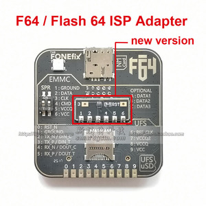 Programmeur F64 Flash 64, adaptateur eMMC/UFS ISP V2 avec câble flexible FPC pour réparation de téléphone K256 - Product Image 5