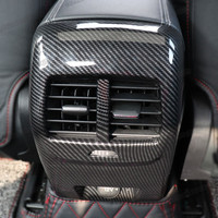 Accessoires d'intérieur de voiture en fiber de carbone pour ford focus mk4 2019-2022, kits de contrôle central du panneau d'engrenage, bol de porte, modification du style automatique