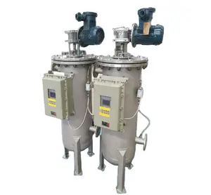polymer emulsion pigment starch filtration scrape self cleaning filter housing machine