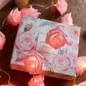 Guirlande lumineuse roses à lumière <span class=keywords><strong>Led</strong></span>, féerique, pour mariage, amour You Forever, fonctionnement à piles, pour la saint-valentin - Product Image 6