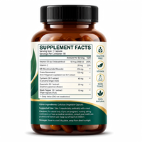Complément de capsules liposomales NAD+ 80OMG avec Resvératrol – Soutien cellulaire et stimulation du NAD+ – OEM