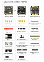 Contrôleur de vol SpeedyBee F405 AIO V2 35A 40A 3-6S 25.5x25.5mm STM32F405 ICM42688P pour systèmes de montage DIY de drones de course FPV