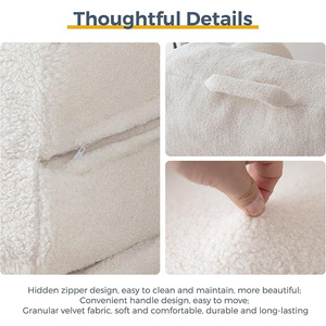 Matelas pliable multifonctionnel en éponge pour étudiants, pour dormir au sol au bureau, avec rembourrage en coton - Product Image 5