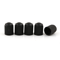 Capuchons de valve de pneu noirs économiques en plastique pour valve Schrader