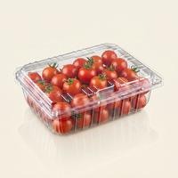 Boîtes à emporter en plastique transparent recyclables de qualité alimentaire sans BPA, avec couvercle à fermeture sécurisée, pour le pain