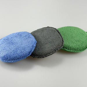 DINJAKA Paquete de 3 Almohadillas de Limpieza de Microfibra con Diseño de Agarre del Tamaño de la Palma de la Mano, Aplicadores para Lavado, Encerado y Pulido de Autos, Detallado Automotriz y Uso Doméstico - Product Image 4