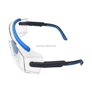 WEJUMP Anti-buée Z87 Lab Eyes Lunettes <span class=keywords><strong>de</strong></span> sécurité Lunettes <span class=keywords><strong>de</strong></span> <span class=keywords><strong>protection</strong></span> des yeux avec verres transparents Lunettes <span class=keywords><strong>de</strong></span> <span class=keywords><strong>protection</strong></span> des yeux Overglasses - Product Image 5