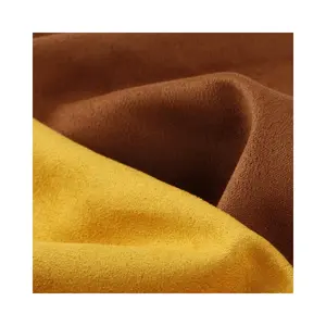 Soft Suede Leather Shoe Making Materials Synthetic Microfiber Faux Leather Suede Fabric For Shoes Materials