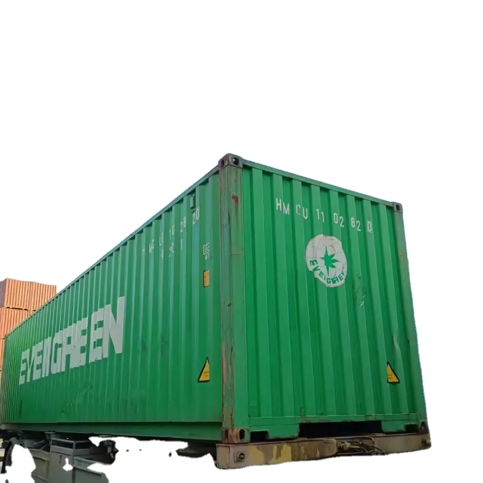 Büyük depolama kullanılmış konteynerler 20 ayak 40 feets 40 hc konteyner çin'den abd kanada'ya