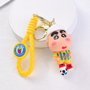 Nouveauté 2025 : Porte-clés Anime Japonais 3D en PVC, Dessin Animé Mignon Xiaoxin Crayon Shin Chan, Pendentif de Sac - Product Image 3