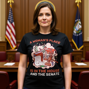 El lugar de las mujeres es en la Cámara de Representantes y el Senado - Camiseta promocional - Product Image 2