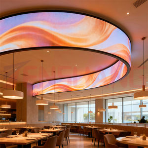 Écran LED flexible personnalisé en couleur pleine, en forme spéciale, mur vidéo créatif pour mur TV et utilisation intérieure/extérieure - Product Image 6