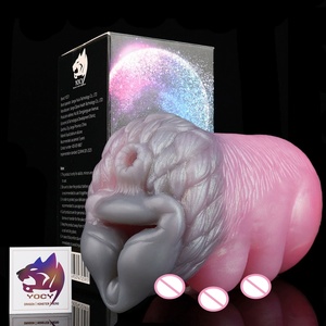 เครื่องช่วยสำเร็จความใคร่ชายแบบสองช่องทาง YOCY รุ่น Pocket Pussy รูปทรงอวัยวะเพศหญิง วัสดุซิลิโคนเนื้อนุ่ม สำหรับผู้ชาย - Product Image 4
