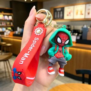 <strong>Marvel</strong> Spider-Man PVC Keychain Trendy Couple's Car Key Chain and Small Bag Charm - Product Image 4
