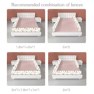 Cerca ajustável Cama Recém-nascido Anti-colisão <span class=keywords><strong>Bed</strong></span> Guardrail Cerca Barreira Segurança Início Playpen Crib <span class=keywords><strong>Rail</strong></span> - Product Image 5