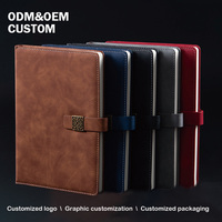 Carnet de budget A5 en cuir PU avec logo personnalisé, agenda imprimé, journal quotidien/hebdomadaire/mensuel, 100 feuilles, cahier de composition