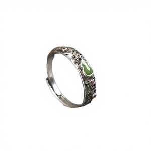 Anillo Ajustable de Cobre Fino Bañado en Oro Rosa con Incrustaciones de Circonita en Forma de Calabaza, Estilo Bohemio, Amuleto de Princesa, para Hombre y Mujer, Pixiu, Boda - Product Image 5