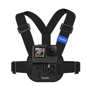 Telesin nouveaux accessoires de montage de caméra d'action de mise à niveau pour <span class=keywords><strong>Go</strong></span> <span class=keywords><strong>Pro</strong></span> gilet à dégagement rapide sangle de poitrine pour caméra gopro - Product Image 2