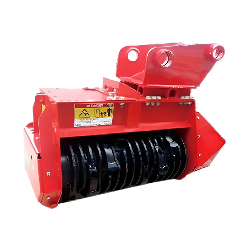 Chất Lượng Cao Rừng Sử Dụng Gỗ Cắt Mulcher Máy Xúc Tập Tin Đính Kèm Mulcher Cho 1-10ton Máy Xúc