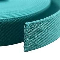 Bande élastique extensible en sangle tissée (polyester recyclé) écologique personnalisée en gros pour collier, laisse et harnais