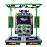 Jeux d'arcade à pièces, deux joueurs, modes multi-musique, simulation de danse et de performance de batterie, jeu vidéo de danse, machine de danse d'arcade