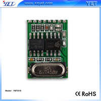 Duplicateur Relais Télécommande sans fil Rf Décodage de bande superhétérodyne pour interrupteur de garage intelligent Contrôleur d'ouvre-porte YET215