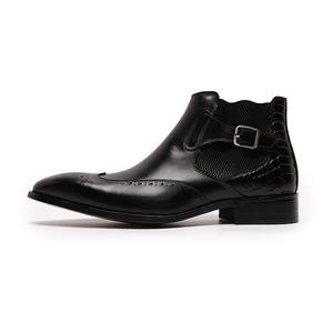 Mocassins pour hommes en cuir brun de haute qualité, fabriqués au Royaume-Uni, style rétro, cuir lavé, Goodyear Welted, lacets, brogues imperméables - Product Image 2