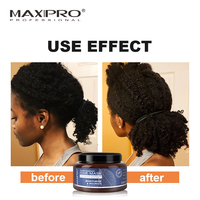 Maxipro OEM/ODM Masker Rambut Herbal Kolagen Minyak Argan Protein Perawatan Ganda Memperbaiki Rambut Rusak dan Kering Secara Mendalam Populer