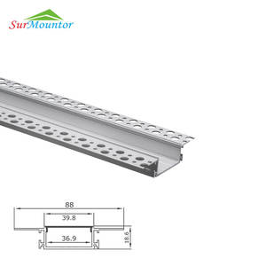 Boucle de plâtre en Aluminium, sans couture, pour plaquoplâtre, profil Led, Extrusion de Led, canal lumineux, 60 m - Product Image 3