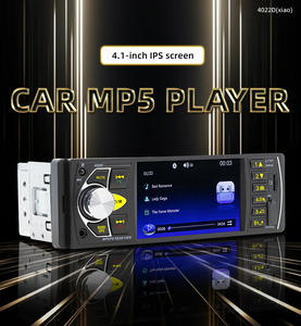 BQCC Autoradio Universel 1 DIN 12V 4,1 Pouces Récepteur FM Aux USB Recharge Téléphone Lien Miroir <span class=keywords><strong>Lecteur</strong></span> Multimédia Tactile Modèle Amplificateur - Product Image 3