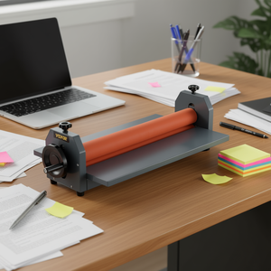 Plastifieuse à Froid Manuelle 750 mm (29,5 Pouces) Pour Film Vinyle Photo, Pression Manivelle 10 mm, Usage Domestique/Professionnel, Modèle D0100HAD337 - Product Image 2