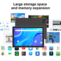Precio de Fábrica 2026 Gran Venta Nueva Tablet PC Profesional de 10.1 Pulgadas con 12GB RAM 64GB ROM Android 16 Wi-Fi Cinco Núcleos Pantalla Capacitiva