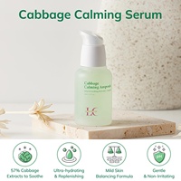 Sérum facial apaisant à l'acide hyaluronique Lance OEM ODM testé par des dermatologues, à base de chou, pour peaux sensibles