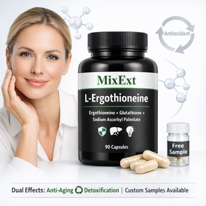 MixExtract Private Label Formula Package L-Ergothioneine &amp; <strong>Glutathione</strong> Hard Capsules Mushroom Extract <strong>Powder</strong> Dietary Supplement - Product Image 3
