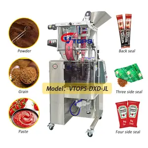 High Speed Feed Superfine Walnut Powder Heating Sealing Small Pouch Packing Machine with Auger Filler