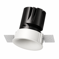 Plafonnier LED encastré réglable sans cadre 75 mm avec réflecteur ARC anti-éblouissement pour éclairage architectural LP-AJ7592ARC-RTB-22