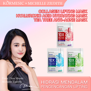 Mascarilla Facial KORMESIC con Certificación Bpom, 25 ml, 10X, Cuidado Facial Coreano de Alta Energía, Colágeno, Lifting, Árbol de Té, Elimina el Acné - Product Image 2