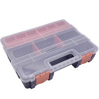 Boîte de rangement légère en PP moulé par injection à fort impact, fabriquée à l'usine de Ningbo, pour petites pièces, vis et outils de quincaillerie (OEM)