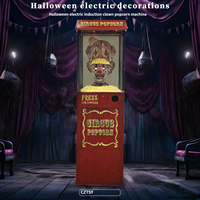 Machine à Popcorn Électrique Géante à Induction pour Halloween, Accessoire Clown Sauteur pour Maison Hantée